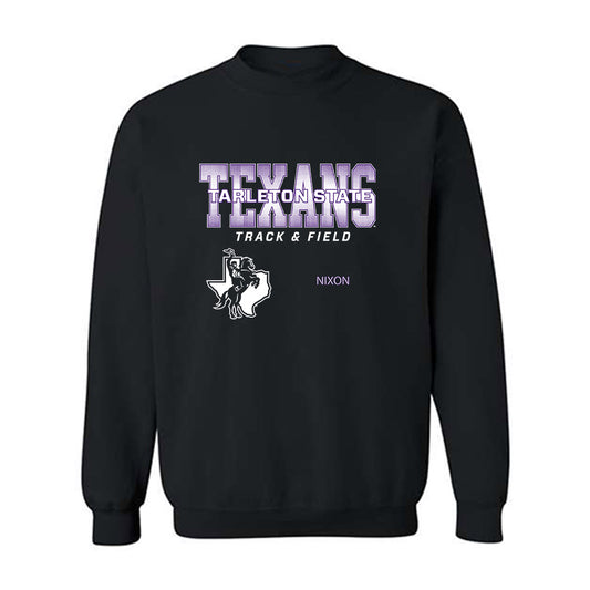 Tarleton State - NCAA Women's Track & Field : Kai Nixon - Classic Fashion Shersey Crewneck Sweatshirt-0