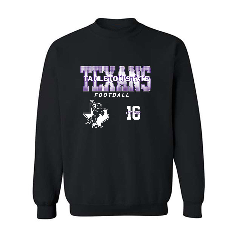 Tarleton State - NCAA Football : AJ Owens - Classic Fashion Shersey Crewneck Sweatshirt-0