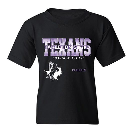 Tarleton State - NCAA Men's Track & Field : Luke Peacock - Classic Fashion Shersey Youth T-Shirt-0