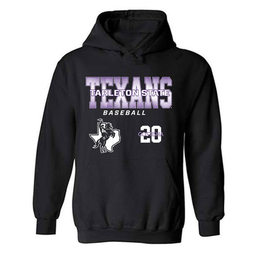 Tarleton State - NCAA Baseball : Braden Gostisha - Classic Fashion Shersey Hooded Sweatshirt-0