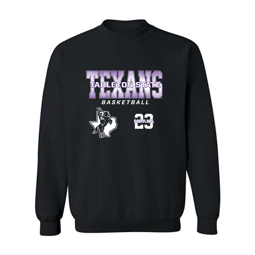 Tarleton State - NCAA Men's Basketball : Chris Mpaka - Classic Fashion Shersey Crewneck Sweatshirt-0