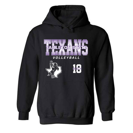 Tarleton State - NCAA Women's Volleyball : Tatum Busch - Classic Fashion Shersey Hooded Sweatshirt-0
