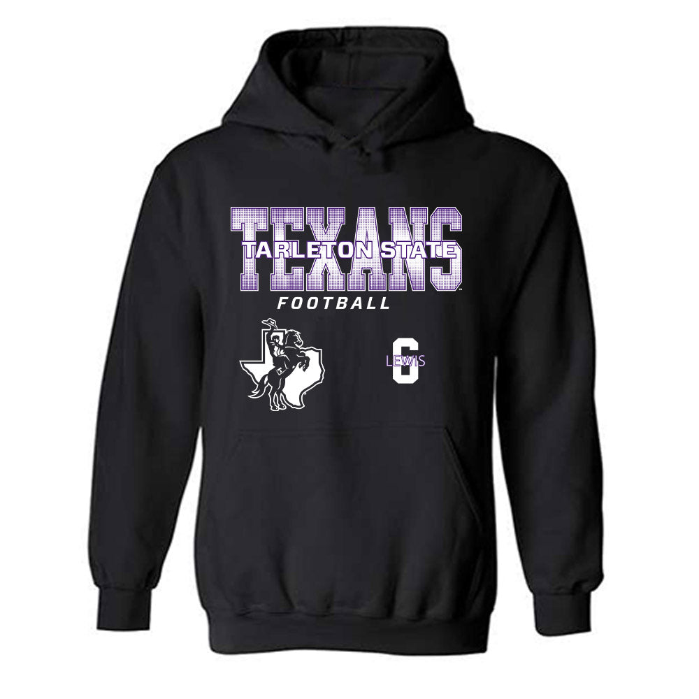 Tarleton State - NCAA Football : Caleb Lewis - Classic Fashion Shersey Hooded Sweatshirt-0
