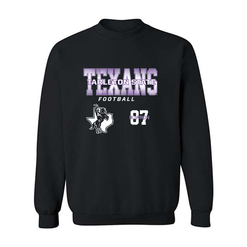 Tarleton State - NCAA Football : Wheeler Bowron - Classic Fashion Shersey Crewneck Sweatshirt-0