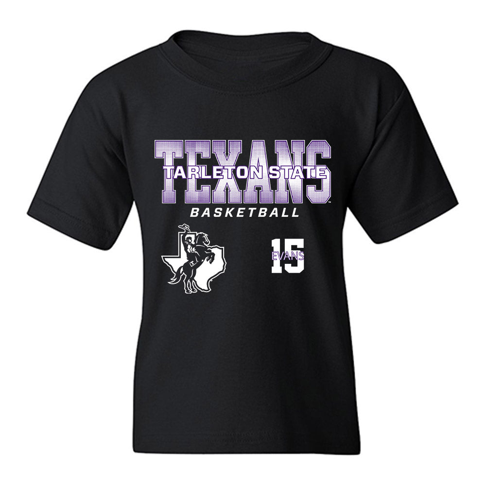 Tarleton State - NCAA Men's Basketball : Caleb Evans - Classic Fashion Shersey Youth T-Shirt-0