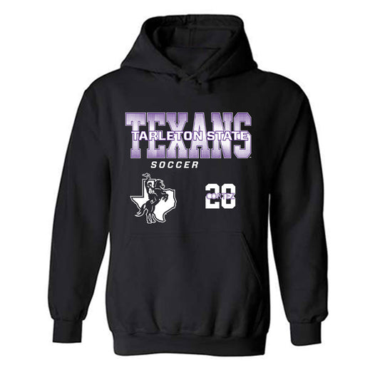 Tarleton State - NCAA Women's Soccer : Sam Cortez - Classic Fashion Shersey Hooded Sweatshirt-0