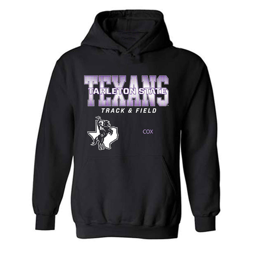Tarleton State - NCAA Men's Track & Field : Ca'Terrin Cox - Classic Fashion Shersey Hooded Sweatshirt