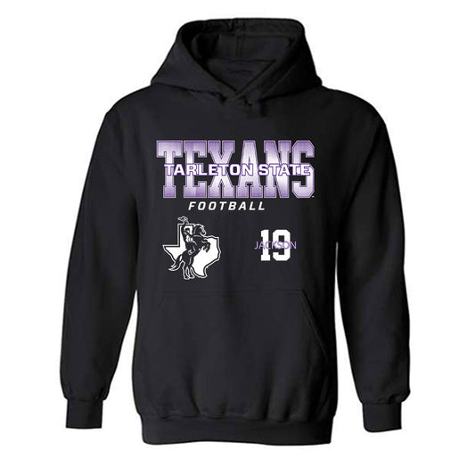 Tarleton State - NCAA Football : Kyle Jackson - Classic Fashion Shersey Hooded Sweatshirt