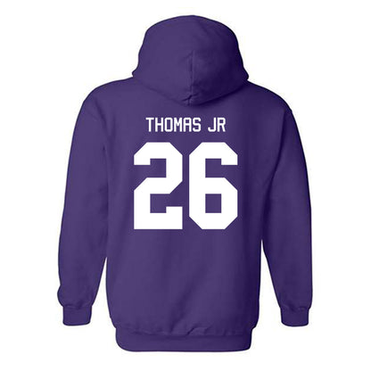 Tarleton State - NCAA Football : Andre Thomas Jr - Classic Shersey Hooded Sweatshirt-1