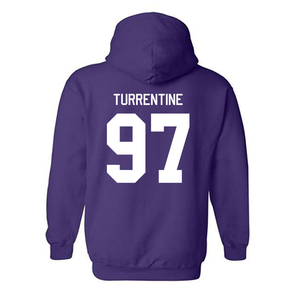 Tarleton State - NCAA Football : James Turrentine - Classic Shersey Hooded Sweatshirt-1