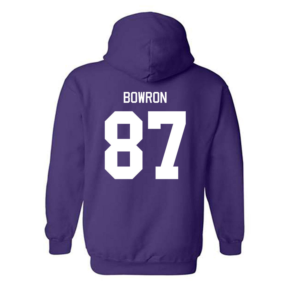 Tarleton State - NCAA Football : Wheeler Bowron - Classic Shersey Hooded Sweatshirt-1