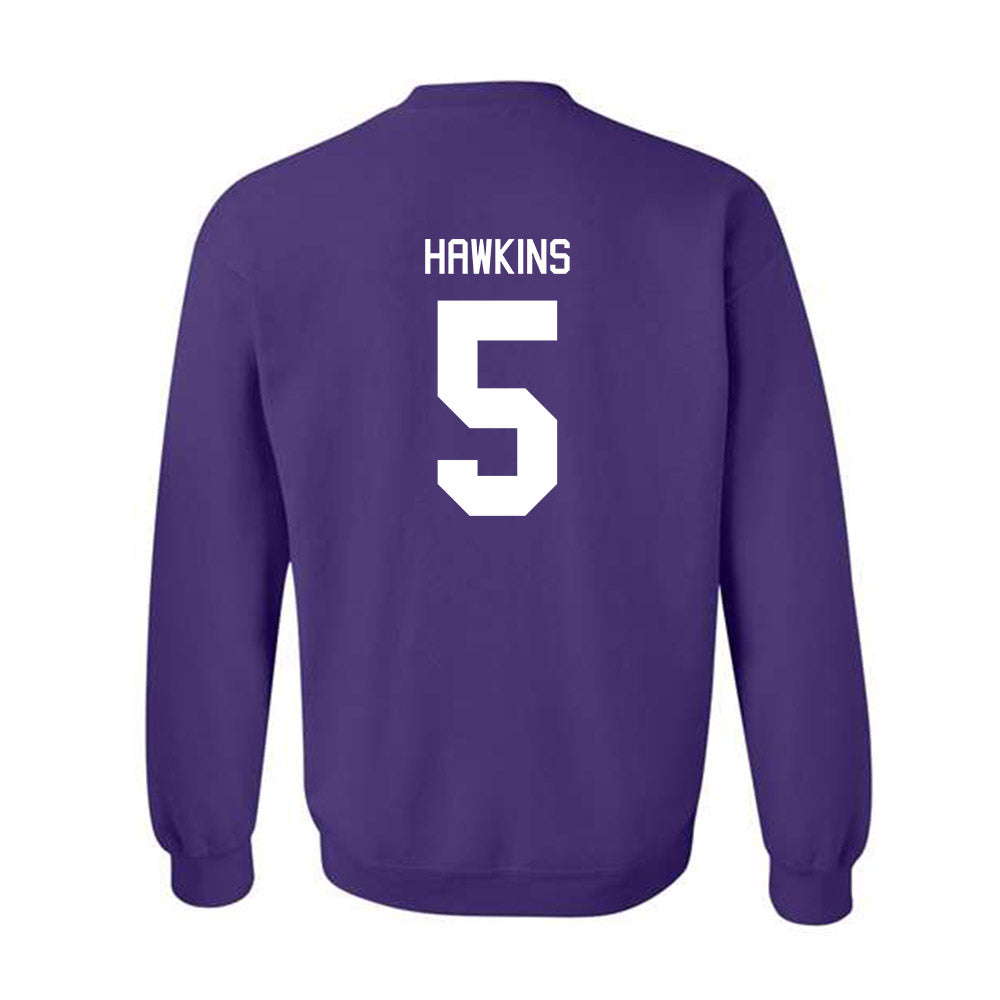 Tarleton State - NCAA Football : Dabari Hawkins - Classic Shersey Crewneck Sweatshirt-1