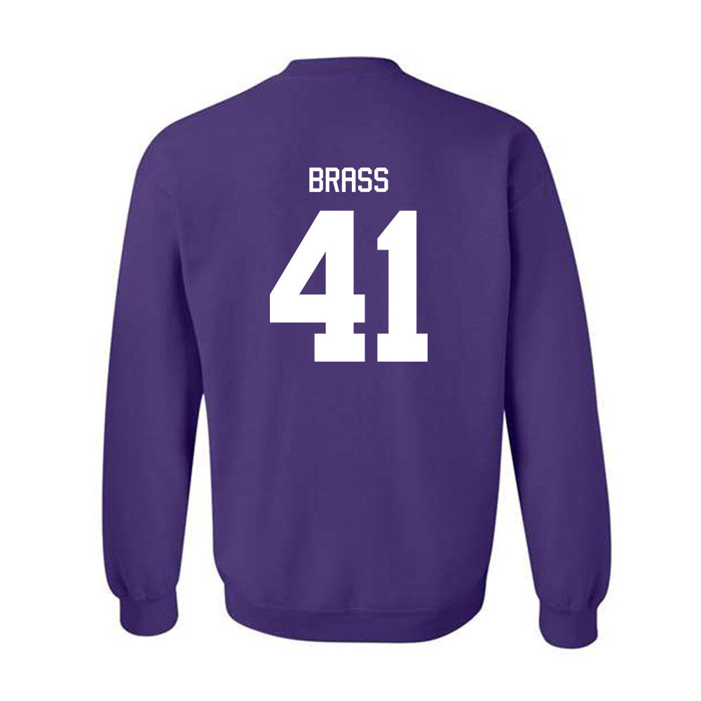 Tarleton State - NCAA Football : Reid Brass - Classic Shersey Crewneck Sweatshirt-1
