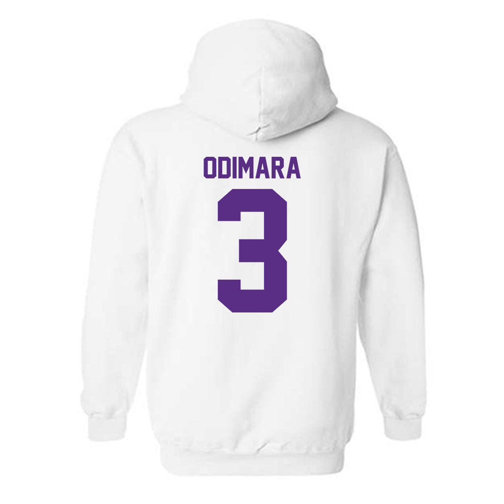 Tarleton State - NCAA Football : Les Odimara - Classic Shersey Hooded Sweatshirt-1