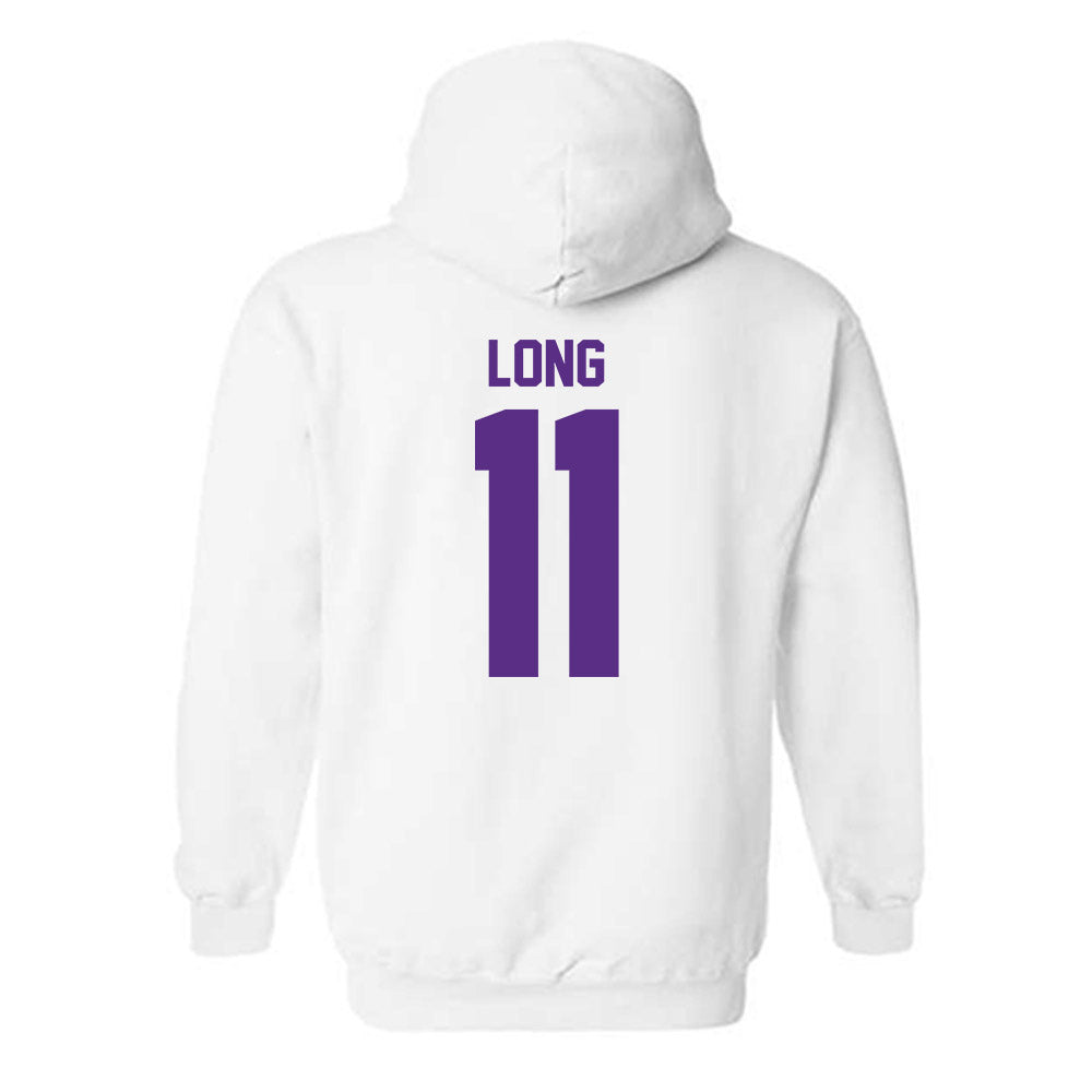Tarleton State - NCAA Women's Basketball : Jakoriah Long - Classic Shersey Hooded Sweatshirt-1