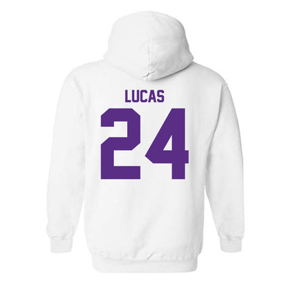 Tarleton State - NCAA Baseball : Aden Lucas - Classic Shersey Hooded Sweatshirt-1
