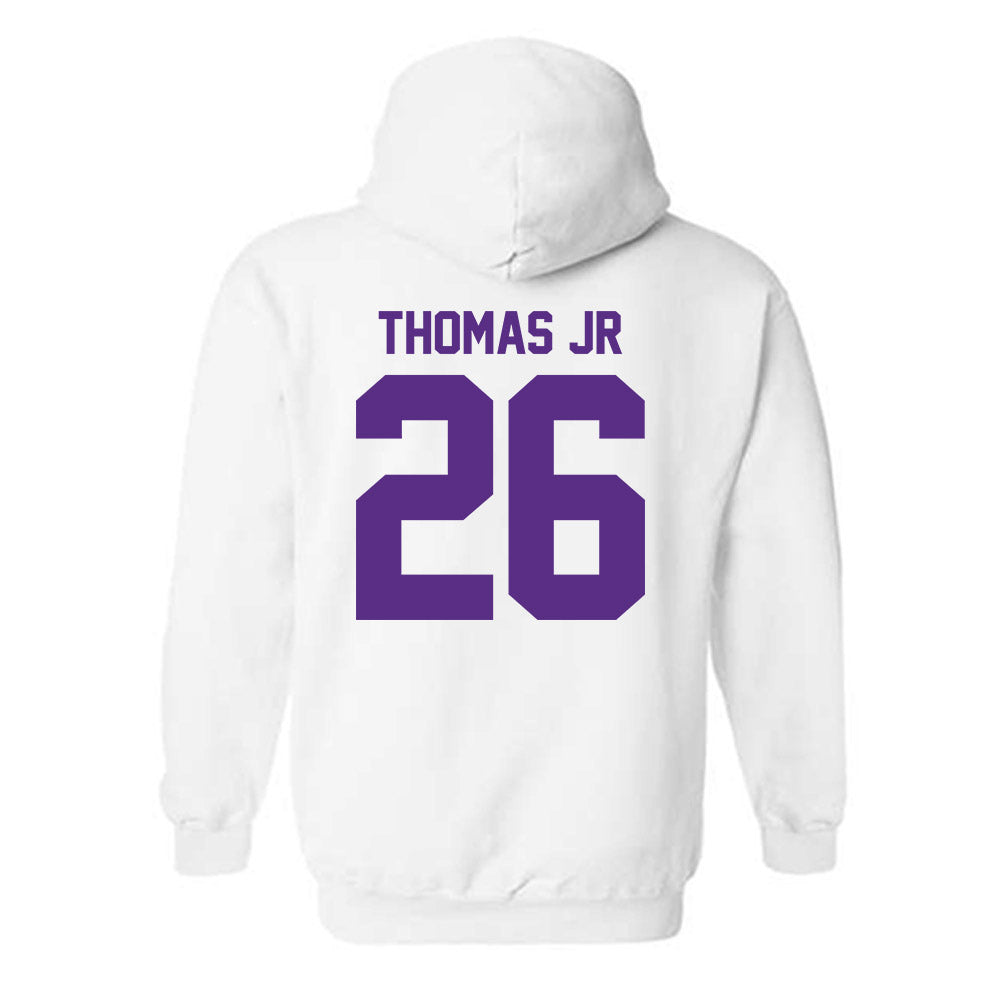 Tarleton State - NCAA Football : Andre Thomas Jr - Classic Shersey Hooded Sweatshirt-1