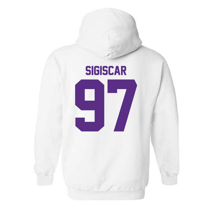 Tarleton State - NCAA Men's Basketball : Andy SIGISCAR - Classic Shersey Hooded Sweatshirt-1