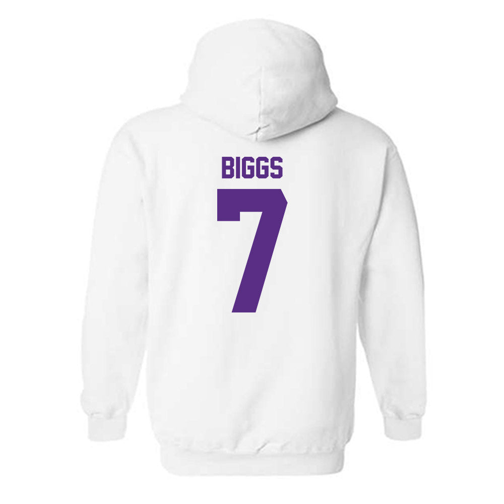 Tarleton State - NCAA Women's Volleyball : Taylynn Biggs - Classic Shersey Hooded Sweatshirt-1