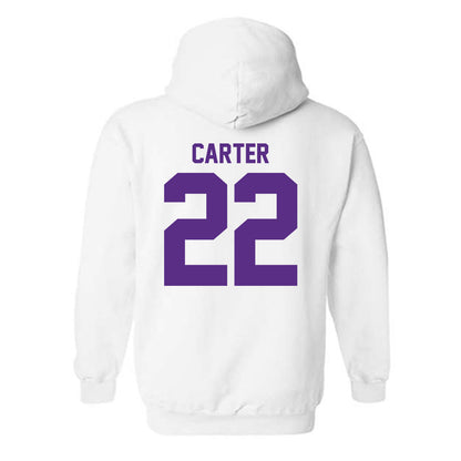 Tarleton State - NCAA Women's Volleyball : morgan carter - Classic Shersey Hooded Sweatshirt-1