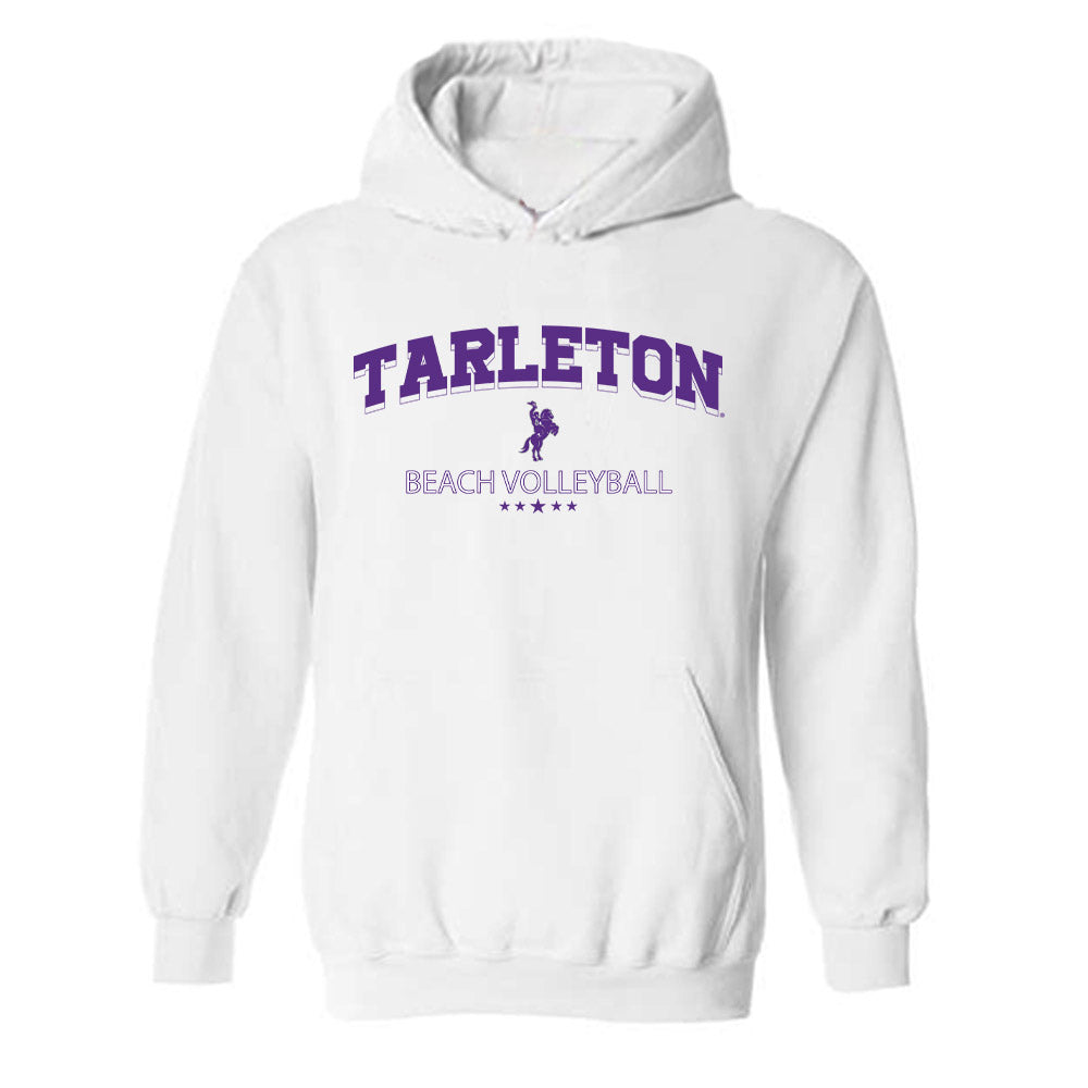 Tarleton State - NCAA Beach Volleyball : Hayden Huber - Classic Shersey Hooded Sweatshirt-0
