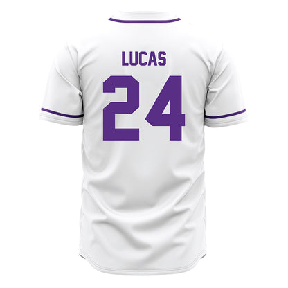Tarleton State - NCAA Baseball : Aden Lucas - White Jersey-1