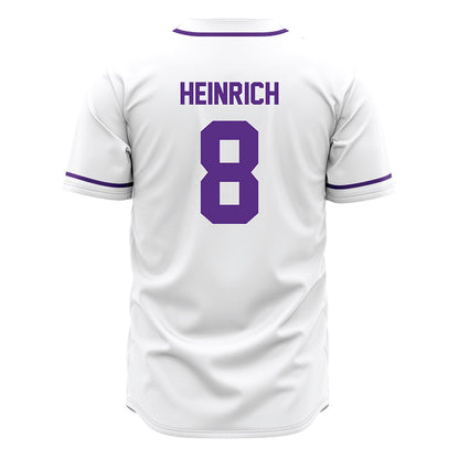 Tarleton State - NCAA Baseball : Rayner Heinrich - White Jersey-1
