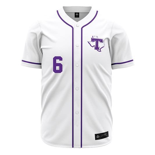 Tarleton State - NCAA Baseball : Carson Lorch - White Jersey-0