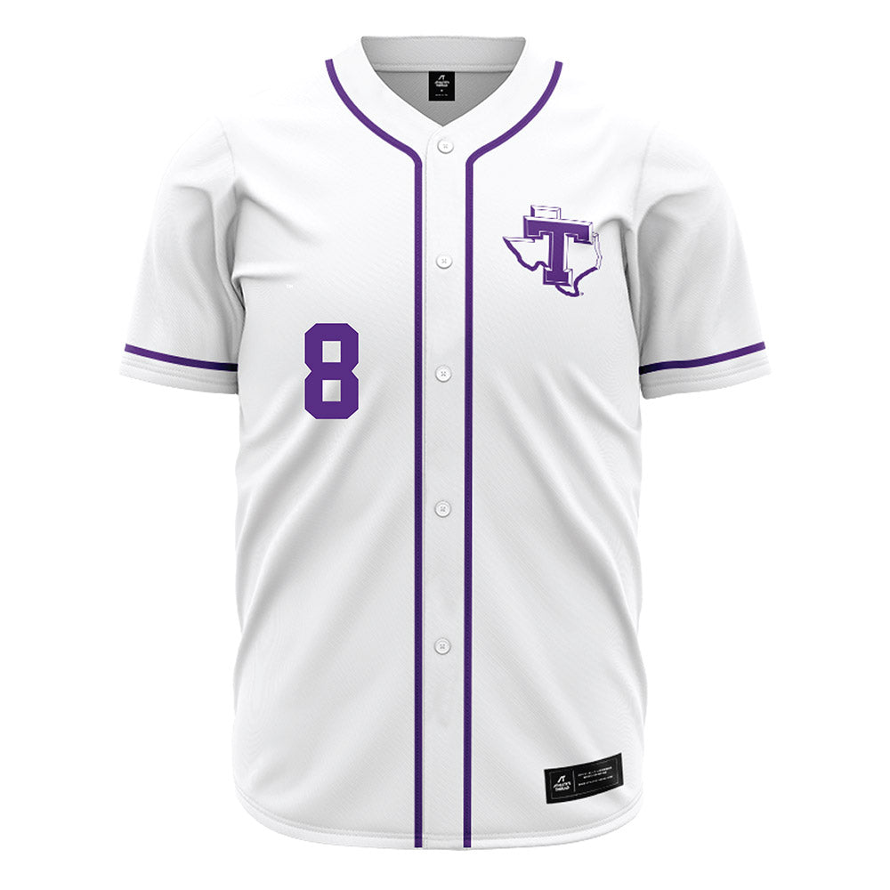 Tarleton State - NCAA Baseball : Rayner Heinrich - White Jersey-0