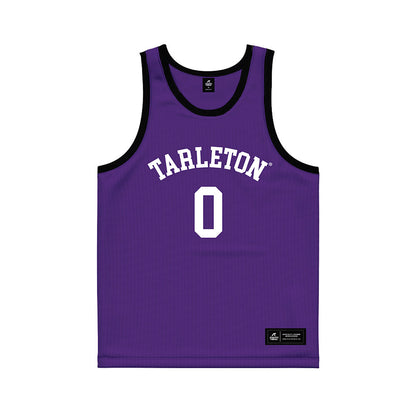 Tarleton State - NCAA Men's Basketball : Jordan Mizell - Purple Basketball Jersey-0