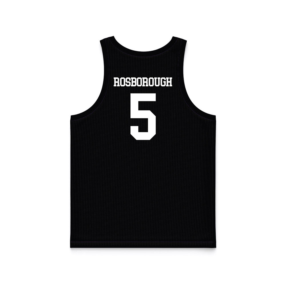 Tarleton State - NCAA Women's Basketball : Arieona Rosborough - Black Basketball Jersey-1