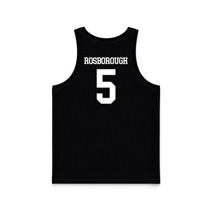 Tarleton State - NCAA Women's Basketball : Arieona Rosborough - Black Basketball Jersey-1