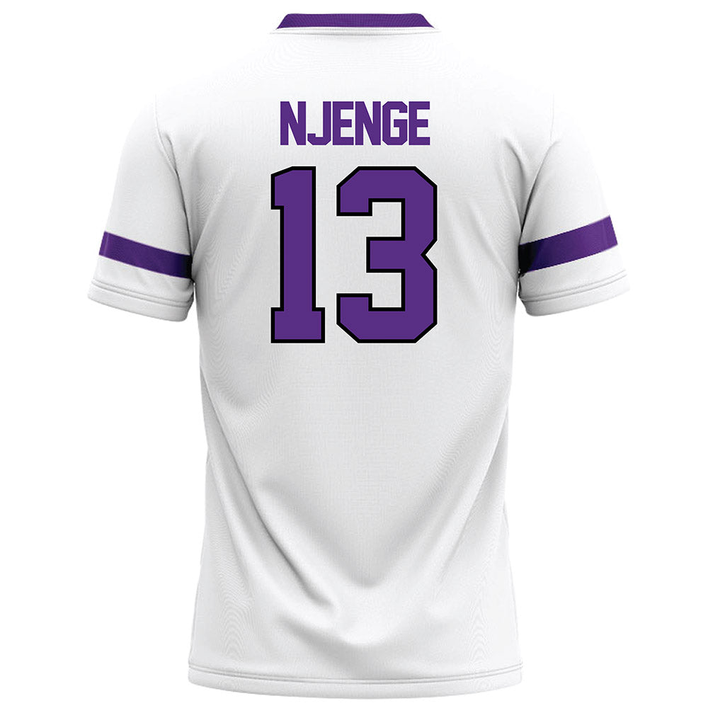 Tarleton State - NCAA Football : Pius Njenge - White Football Jersey-1