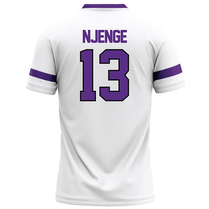 Tarleton State - NCAA Football : Pius Njenge - White Football Jersey-1