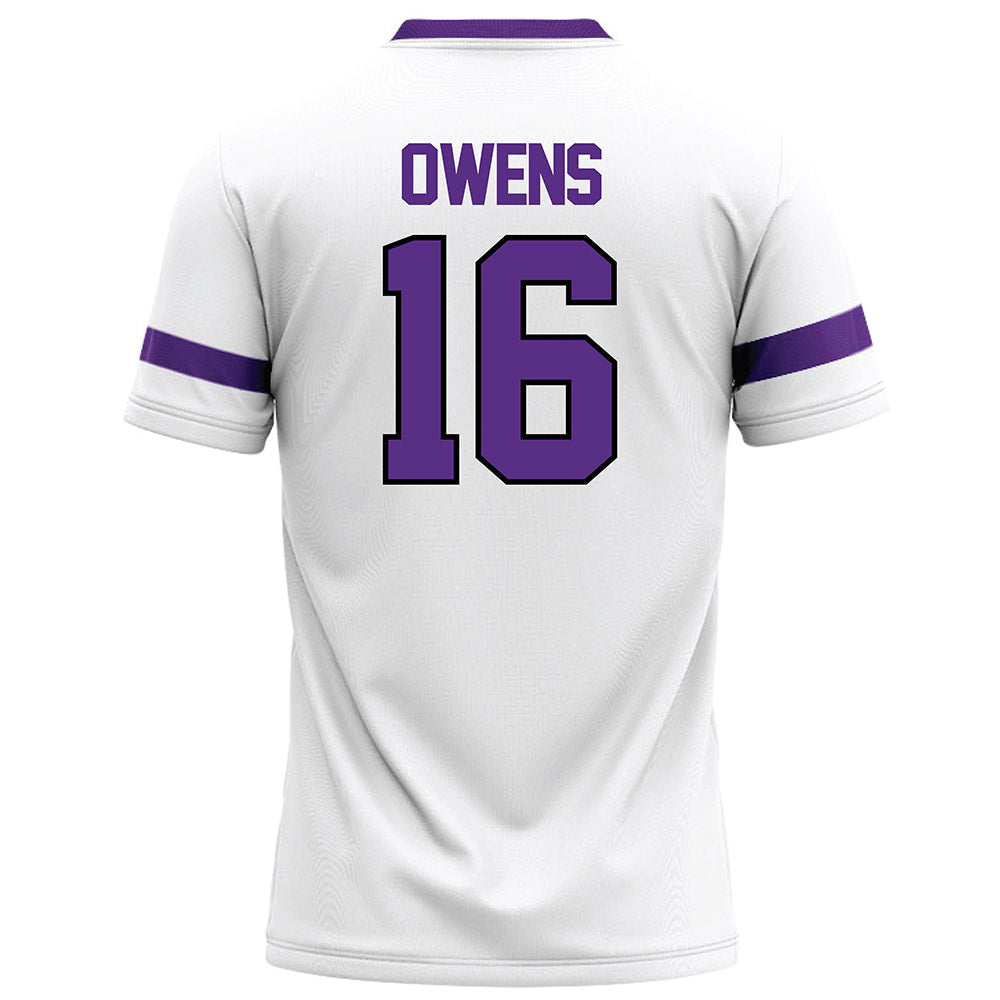 Tarleton State - NCAA Football : AJ Owens - White Football Jersey-1