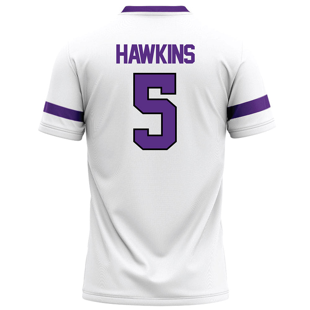 Tarleton State - NCAA Football : Dabari Hawkins - White Football Jersey-1