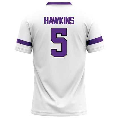 Tarleton State - NCAA Football : Dabari Hawkins - White Football Jersey-1