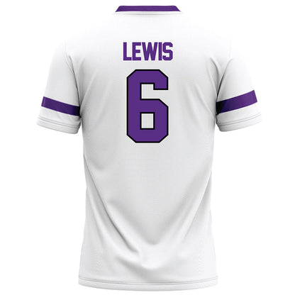 Tarleton State - NCAA Football : Caleb Lewis - White Football Jersey-1