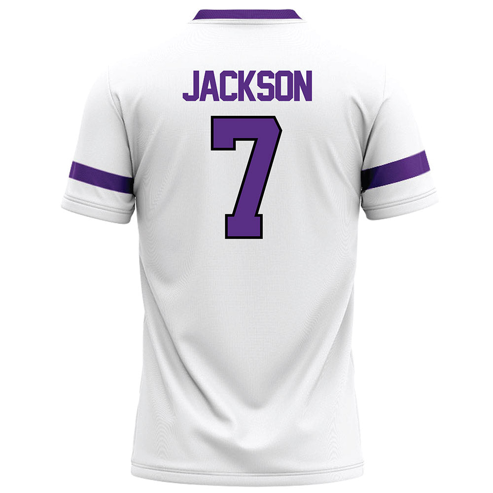 Tarleton State - NCAA Football : Jaylen Jackson - White Football Jersey-1