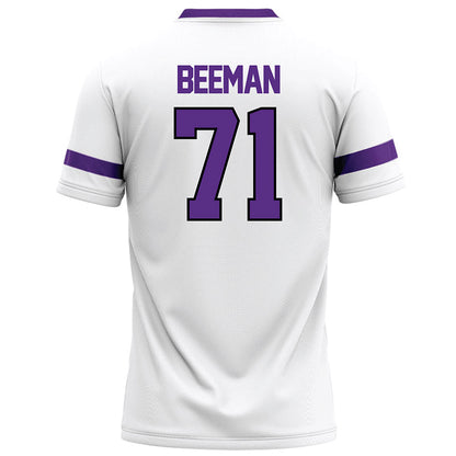 Tarleton State - NCAA Football : Connor Beeman - White Football Jersey