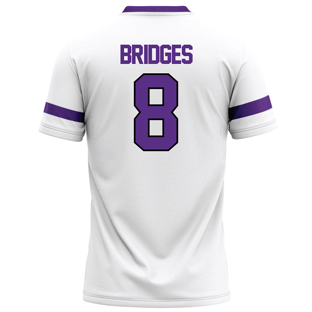 Tarleton State - NCAA Football : Braelon Bridges - White Football Jersey-1