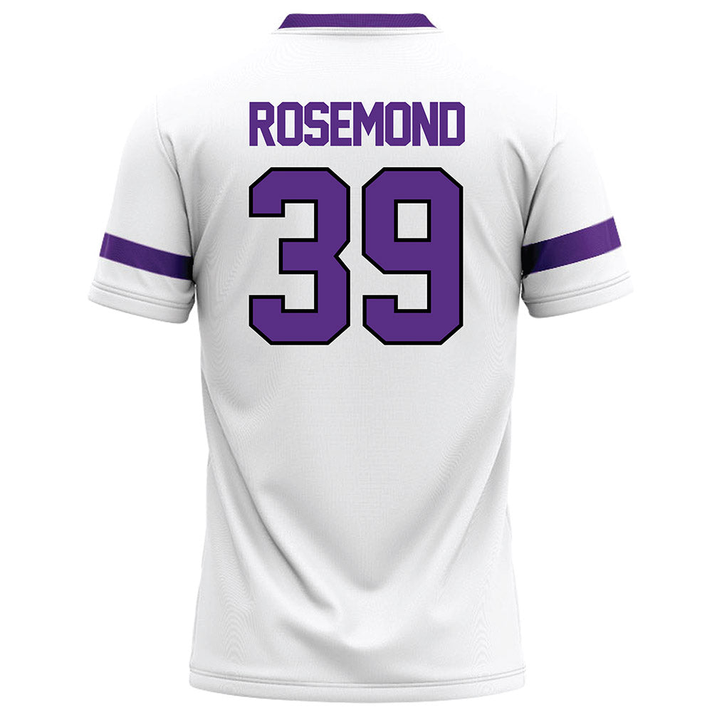 Tarleton State - NCAA Football : Deangelo Rosemond - White Football Jersey-1