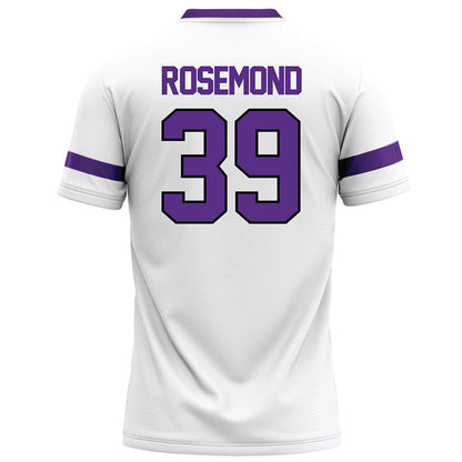 Tarleton State - NCAA Football : Deangelo Rosemond - White Football Jersey-1