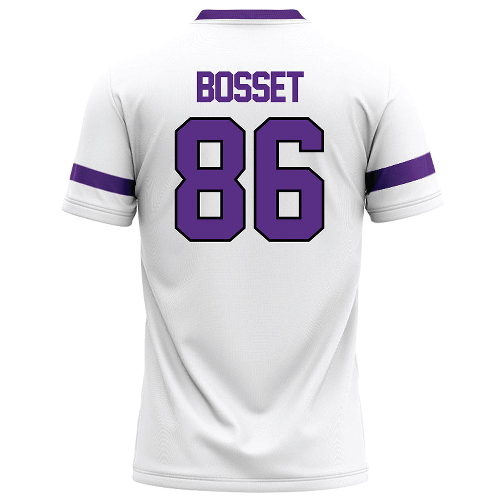 Tarleton State - NCAA Football : Matthew Bosset - White Football Jersey-1