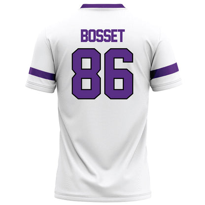 Tarleton State - NCAA Football : Matthew Bosset - White Football Jersey-1