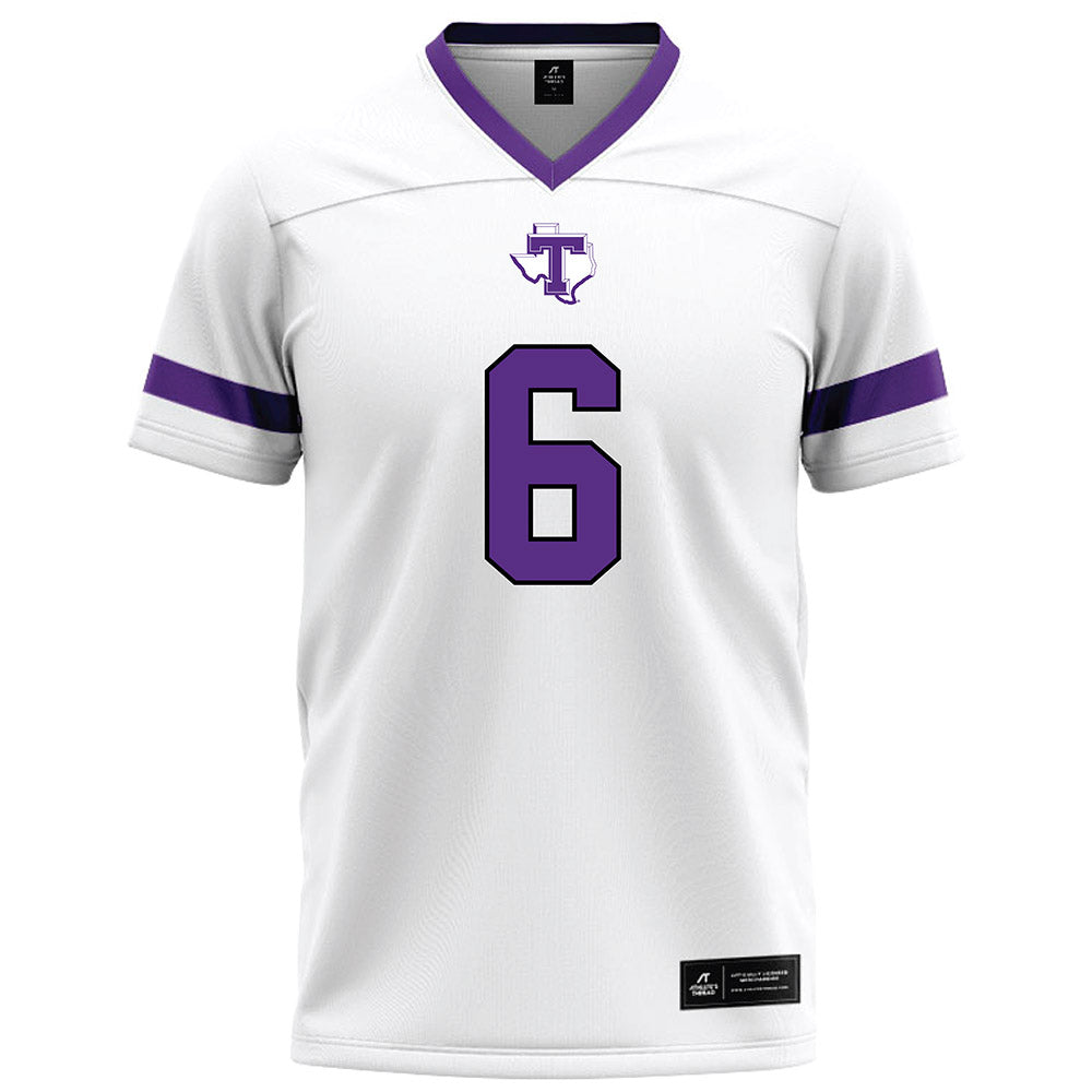 Tarleton State - NCAA Football : Caleb Lewis - White Football Jersey-0