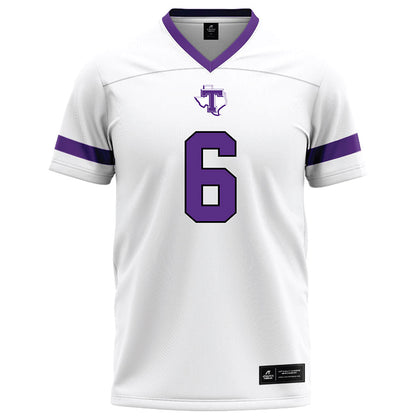 Tarleton State - NCAA Football : Caleb Lewis - White Football Jersey-0