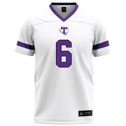 Tarleton State - NCAA Football : Caleb Lewis - White Football Jersey-0