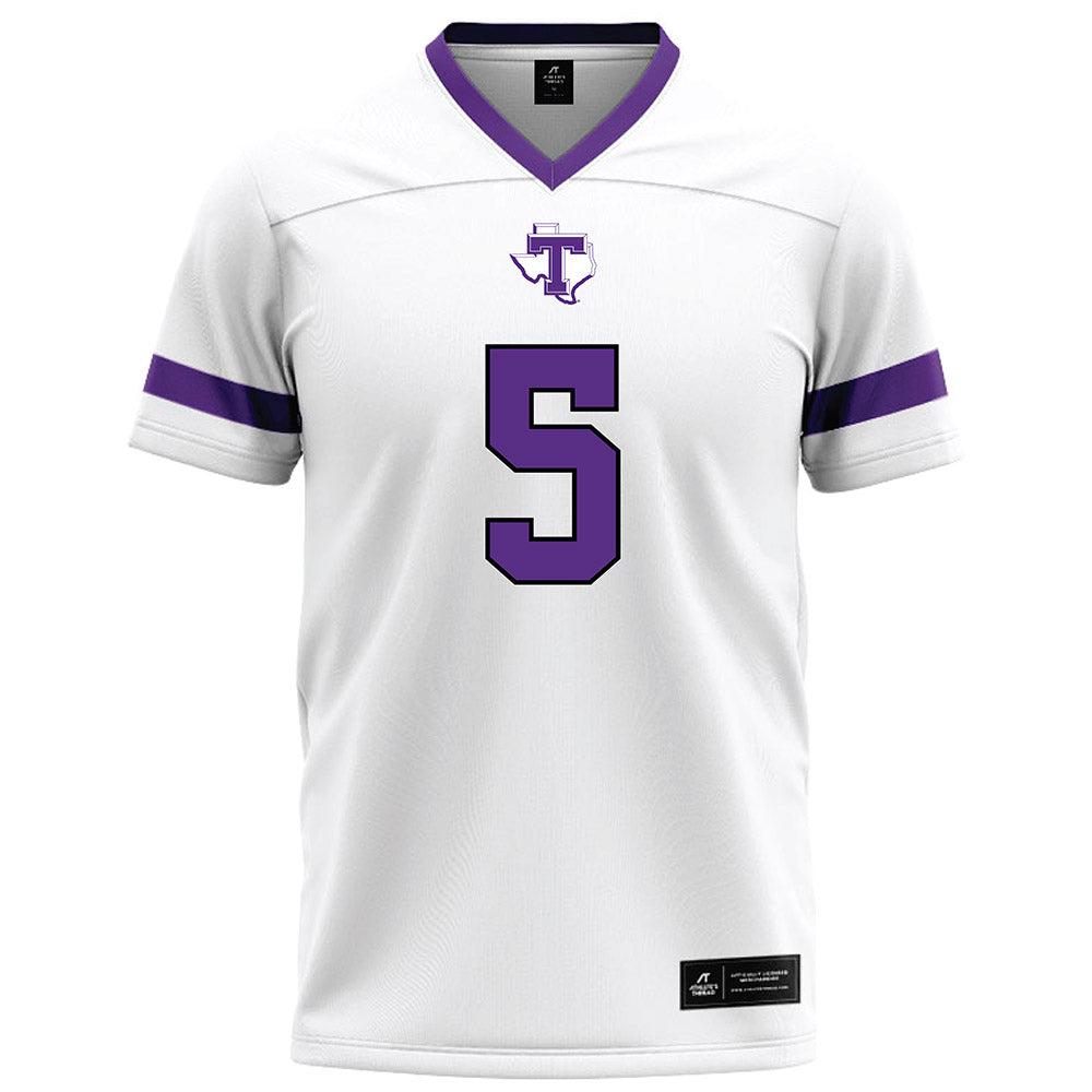 Tarleton State - NCAA Football : Dabari Hawkins - White Football Jersey-0