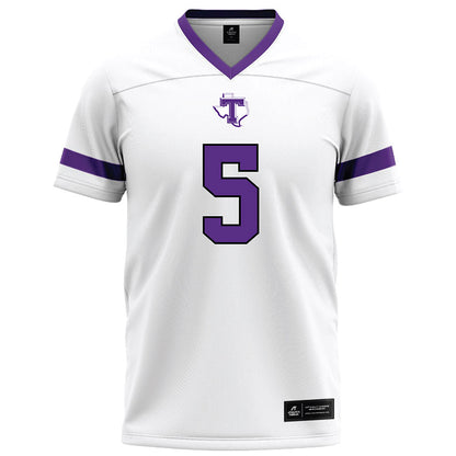 Tarleton State - NCAA Football : Dabari Hawkins - White Football Jersey-0